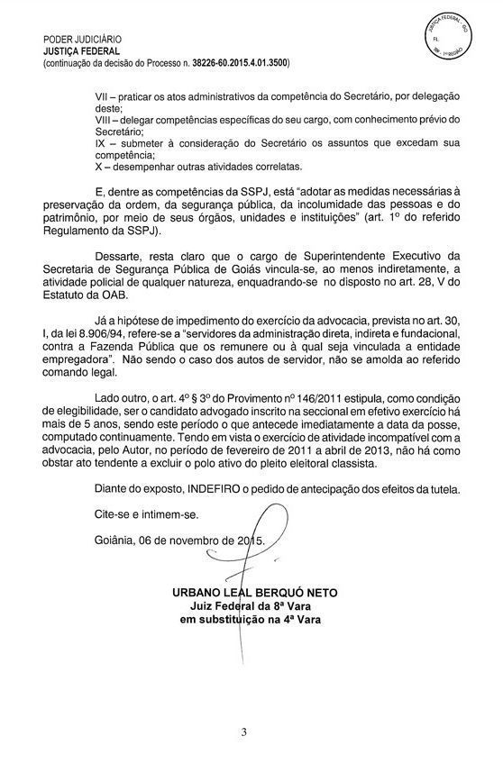 sentença thales