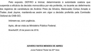 decisão justiça federal