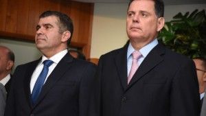 O governador Marconi Perillo prestigiou a posse de Wilton Muller