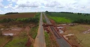 Barragens foram rompidas