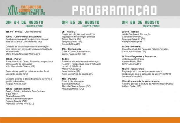 programação congresso do idag