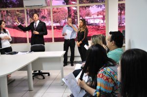 A maioria dos voluntários é estudante de Direito do UFG