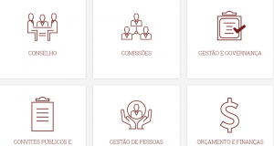 O Portal da Transparência tem seis ícones de pesquisa