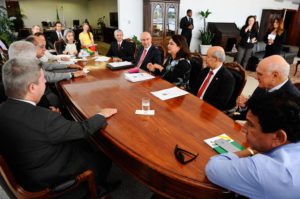 Presidentes de tribunais se reuniram hoje