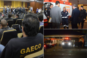 Fotos do dia em que foi deflagrada a operação, em junho deste ano