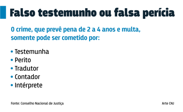 O que é o crime de falso testemunho ou falsa perícia? - Rota Jurídica