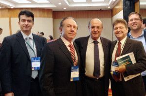 Na foto, Giulliano Silva, Eladio Amorim, Manoel Justino, Helcio Castro e Hugo Braga