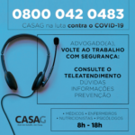 casag teleatendimento covid