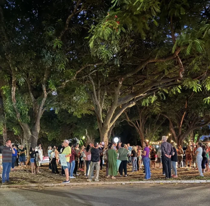 Parque das Laranjeiras - manifestação