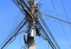 Empresas de telefonia, internet e energia que deixarem fios soltos podem ser multadas em até R$ 40 mil