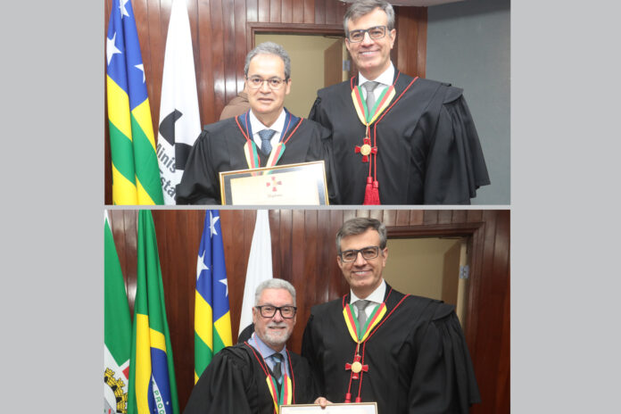 Márcio do Nascimento e Alexandre Mendes Vieira com o PGJ