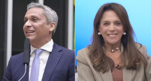 Gustavo Gayer e Gracinha Caiado